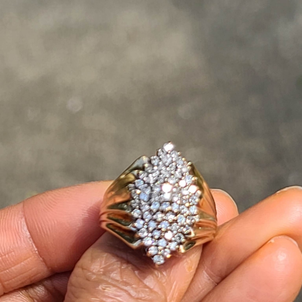 14K Gold Diamond Ring